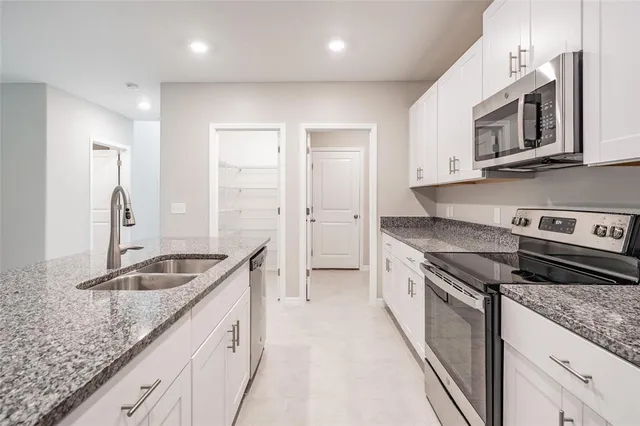 a view of an ocean with beach