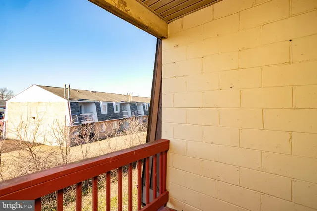 a view of a balcony
