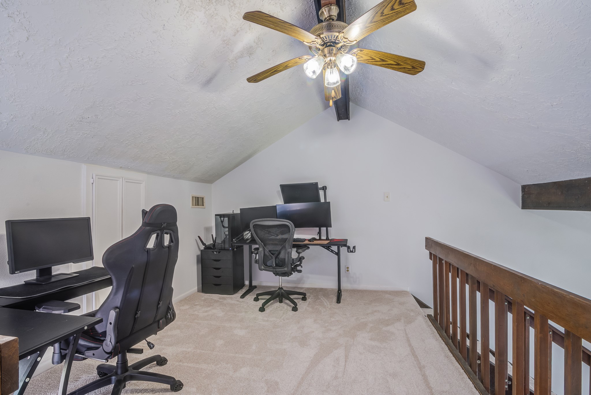 671 Davis Road League City, TX 77573 - Photo 12 of 34 a view of a workspace with furniture and a window