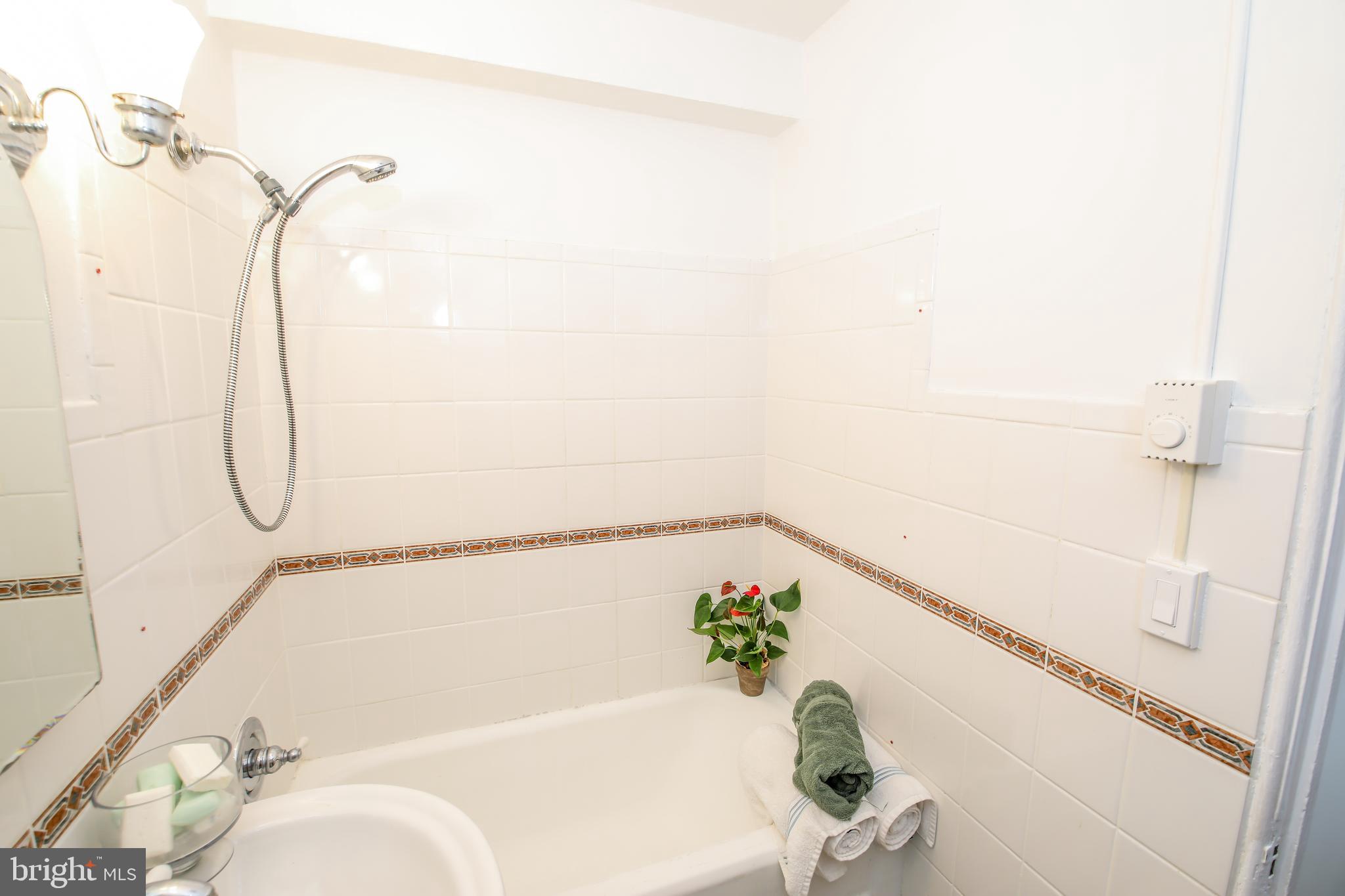 10 Hillside Road, Unit A Greenbelt, MD 20770 - Photo 19 of 44 Pretty tilework throughout the bathroom