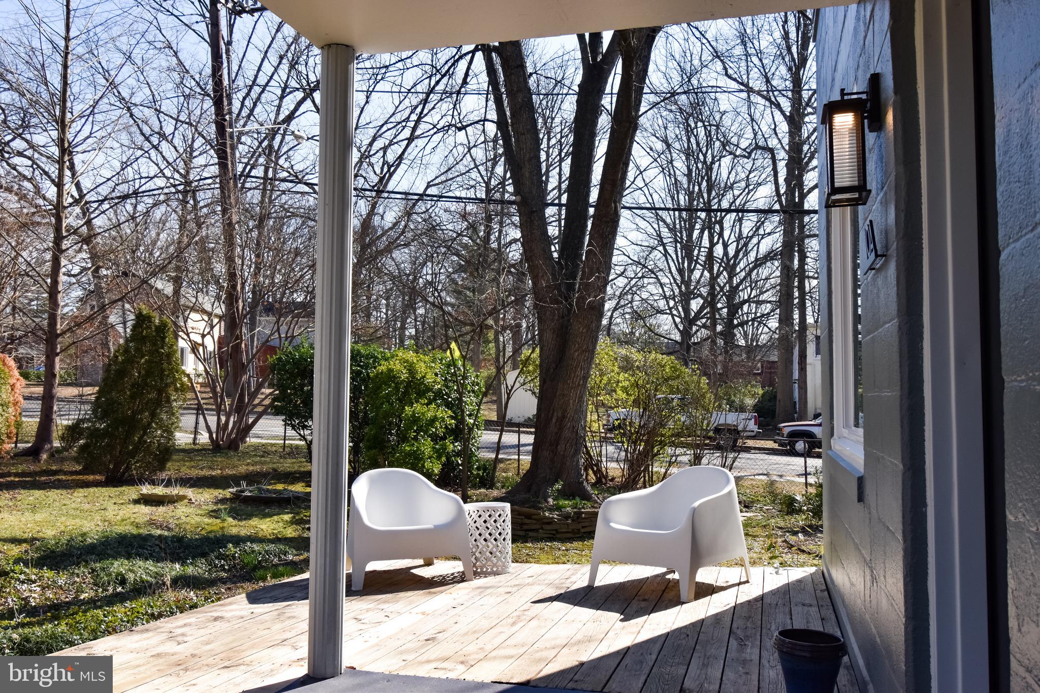 10 Hillside Road, Unit A Greenbelt, MD 20770 - Photo 35 of 44 View from the back door