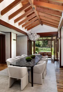a outdoor living space with furniture and outdoor view