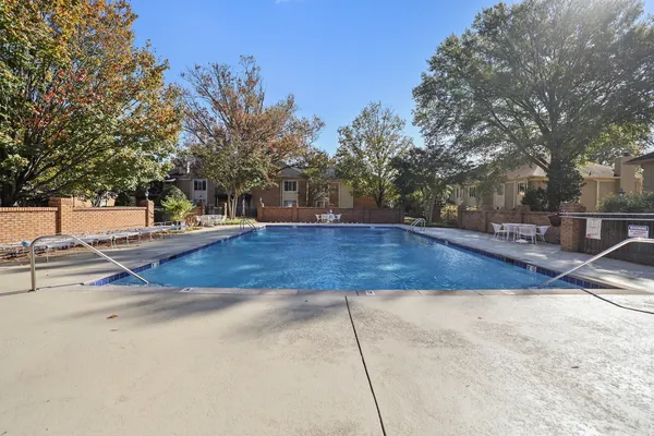 a front view of a house with swimming pool