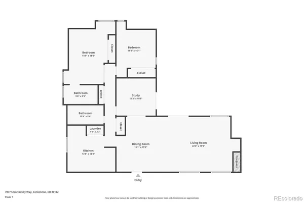 $445,000 | 7877 South University Way, Centennial, CO 80122