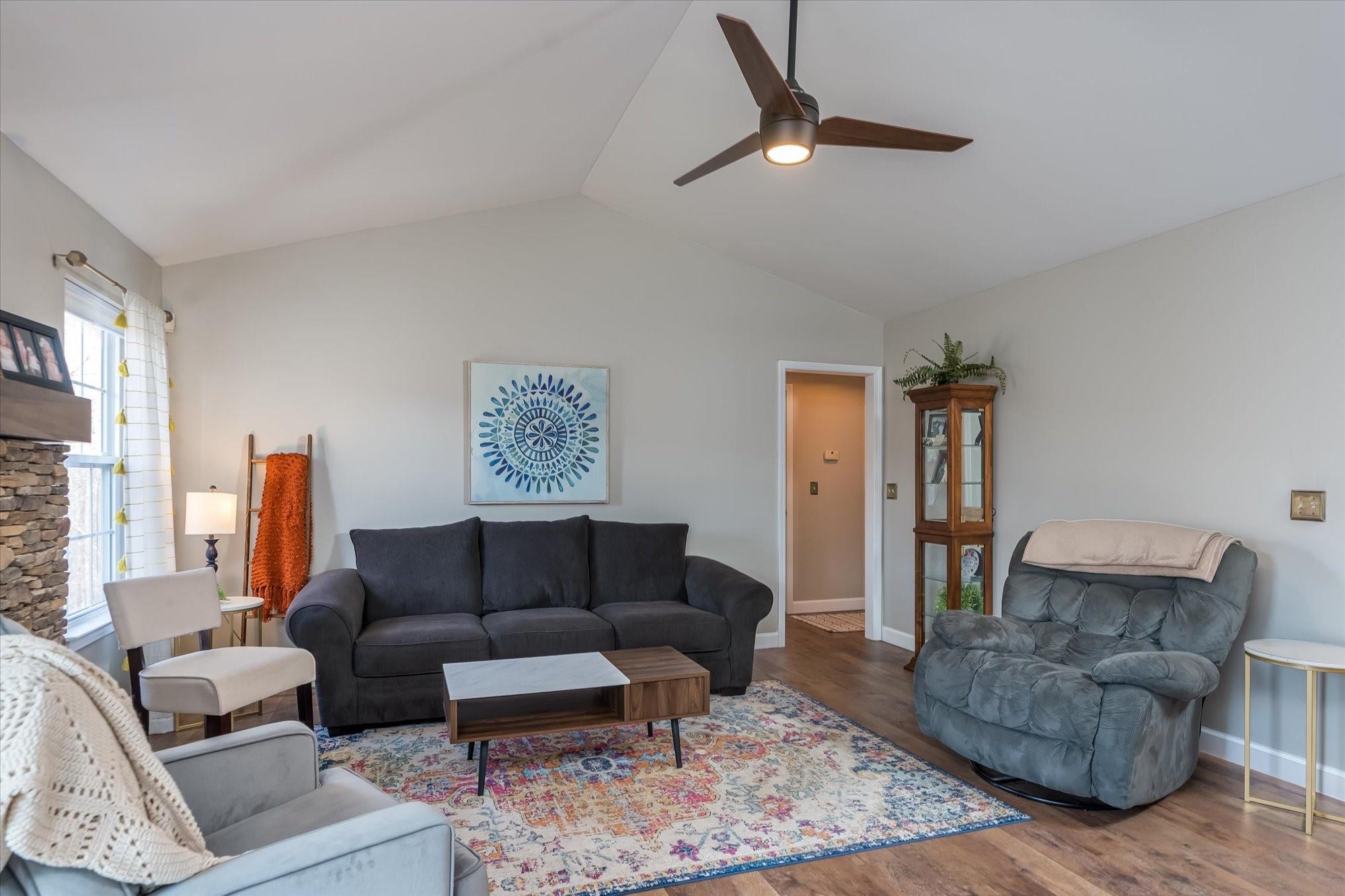 531 Sloping Meadow Mill Spring, NC 28756 - Photo 14 of 46 a living room with furniture and a rug