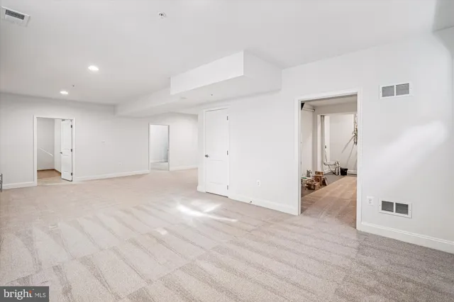 a view of an empty room