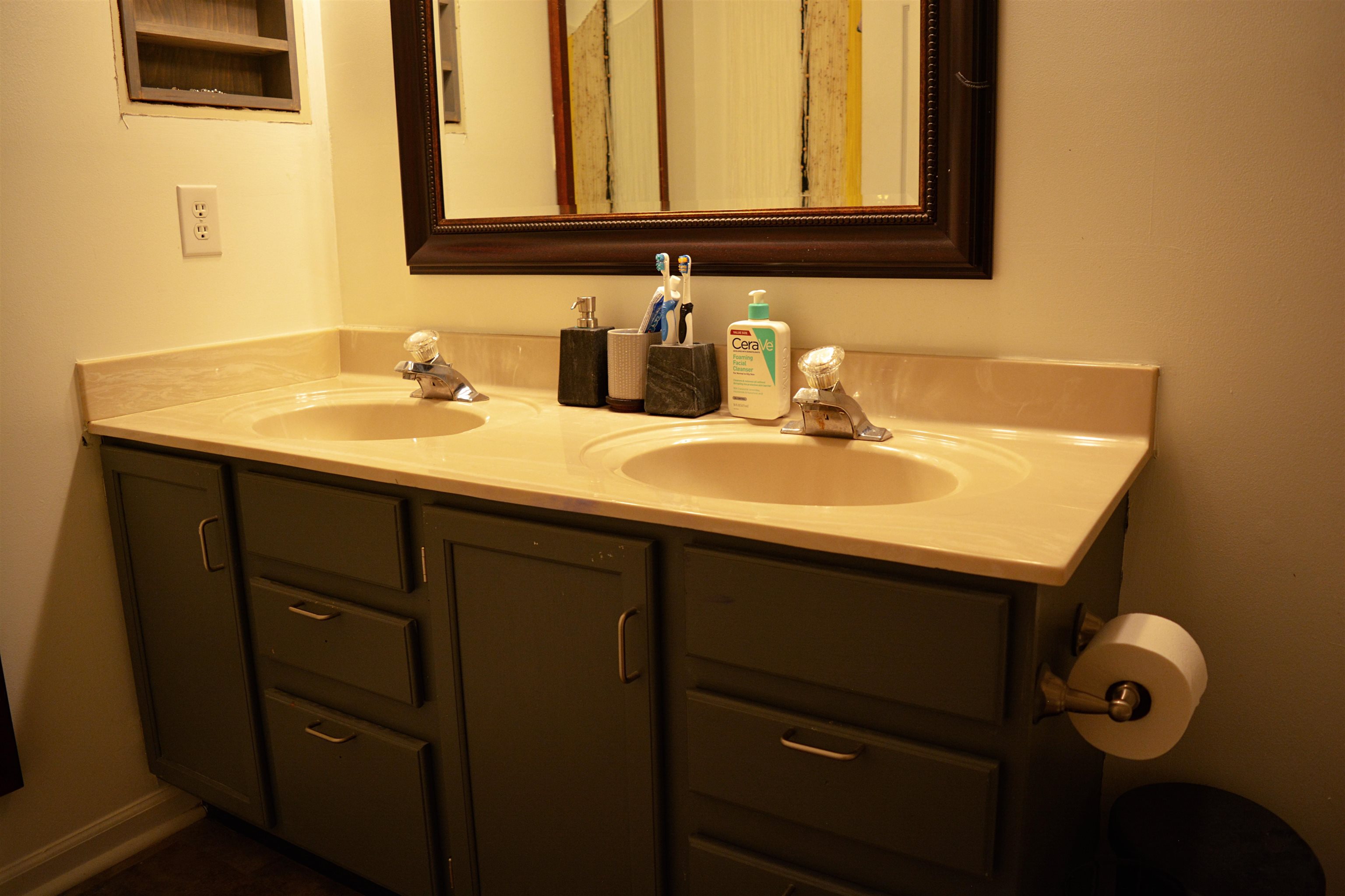 114 William Road Ruckersville, VA 22968 - Photo 13 of 19 a bathroom with a sink and a mirror