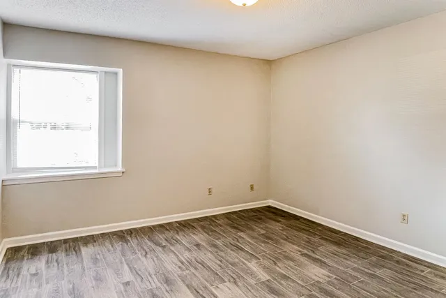 wooden floor in an empty room