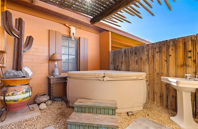 a view of outdoor space and barbecue grill