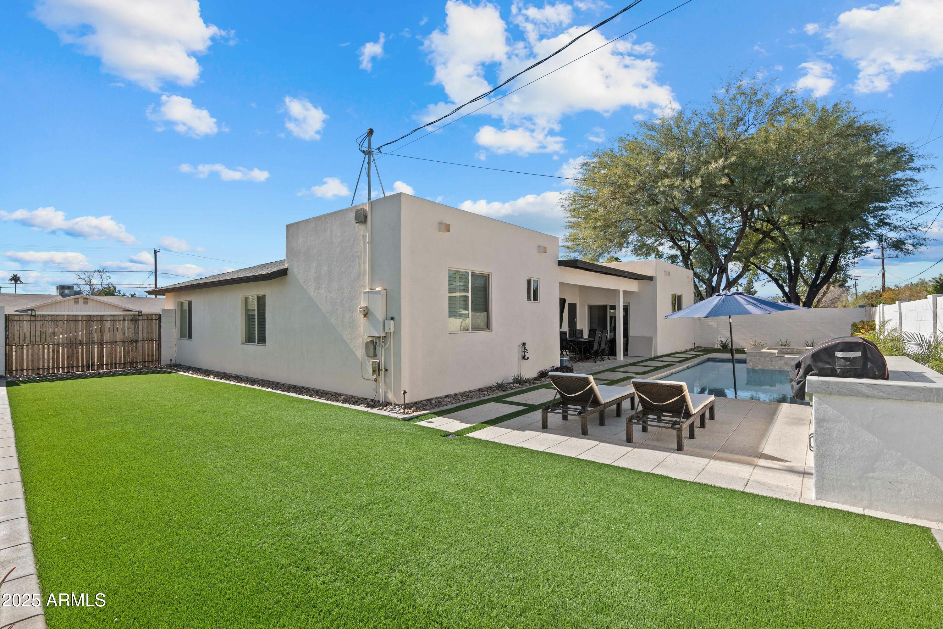 3102 East Roma Avenue Phoenix, AZ 85016 - Photo 34 of 40 Low Maintenace Backyard