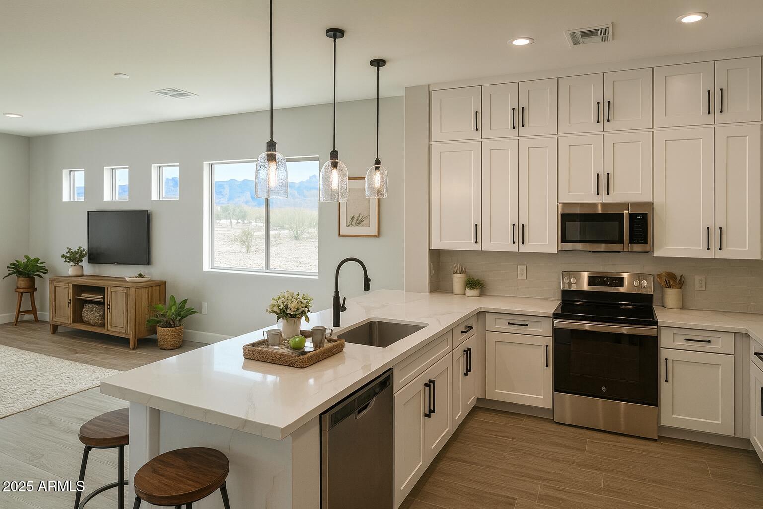 3835 West Fox Road Laveen, AZ 85339 - Photo 4 of 21 kitchen staged