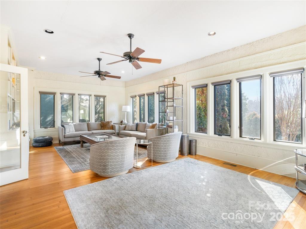 26 Sheridan Road Asheville, NC 28803 - Photo 14 of 46 a living room with furniture and a large window