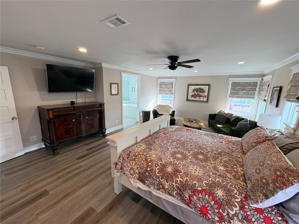 15471 Victoria Huntington Beach, CA 92647 - Photo 16 of 37 a bed room with a bed window and a flat screen tv