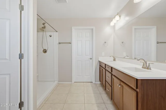 a view of swimming pool with sitting area