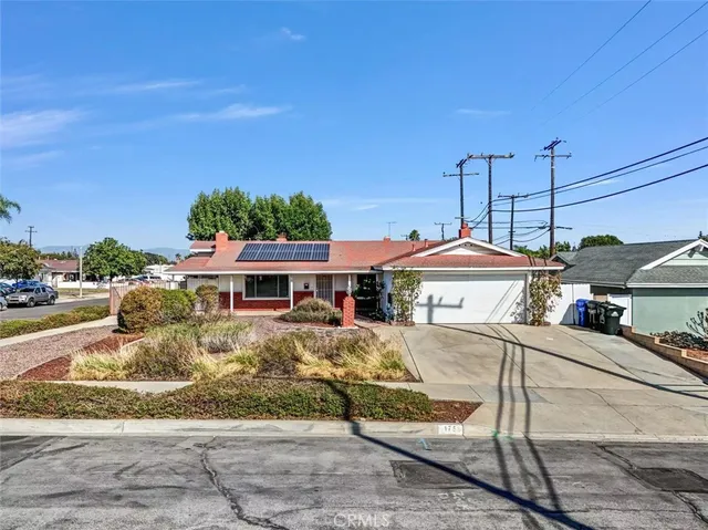 a view of a house with a patio