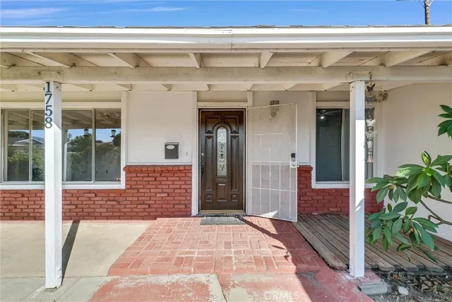 a front view of a building