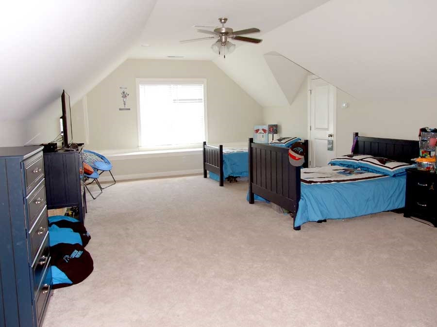 1209 Barnford Mill Road Wake Forest, NC 27587 - Photo 17 of 25 Teen suite is bigger than a bonus with 2 closets, storage, and a FULL bath! Teen suite