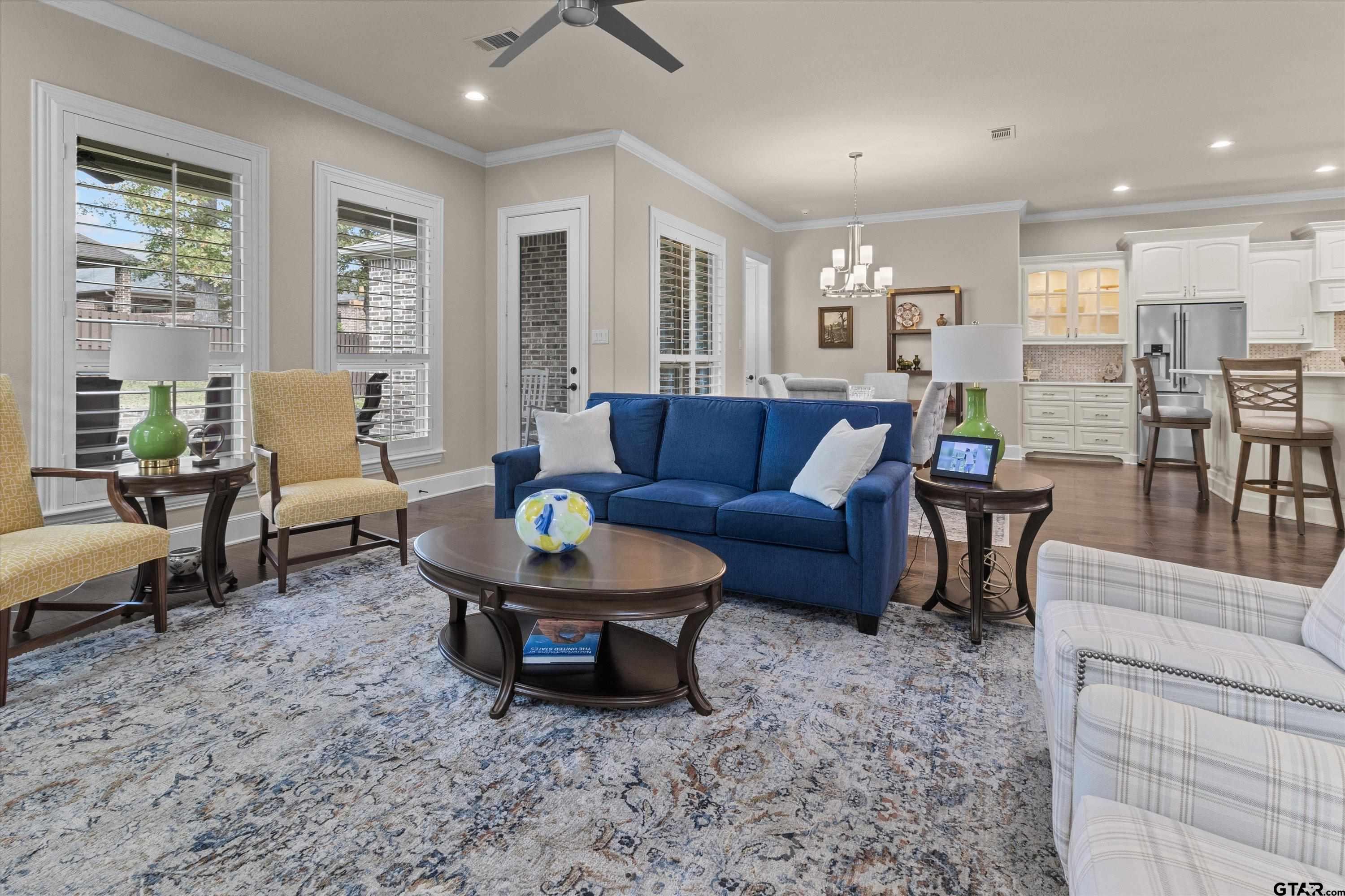 7423 Princedale Tyler, TX 75703 - Photo 8 of 31 a living room with furniture and a large window