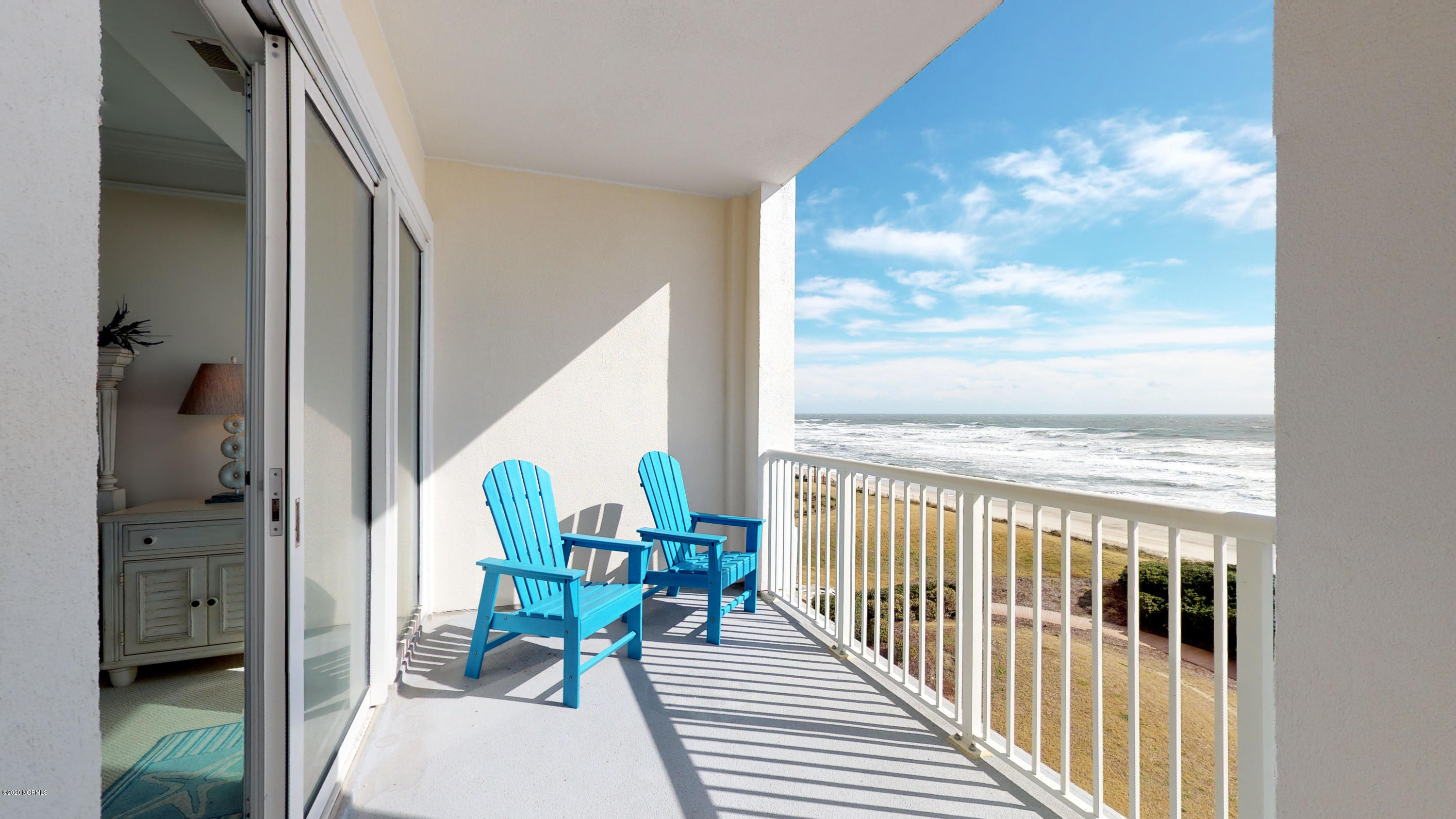 1435 Salter Path Road, Unit M3 Indian Beach, NC 28512 - Photo 11 of 40 Oceanfront Balcony
