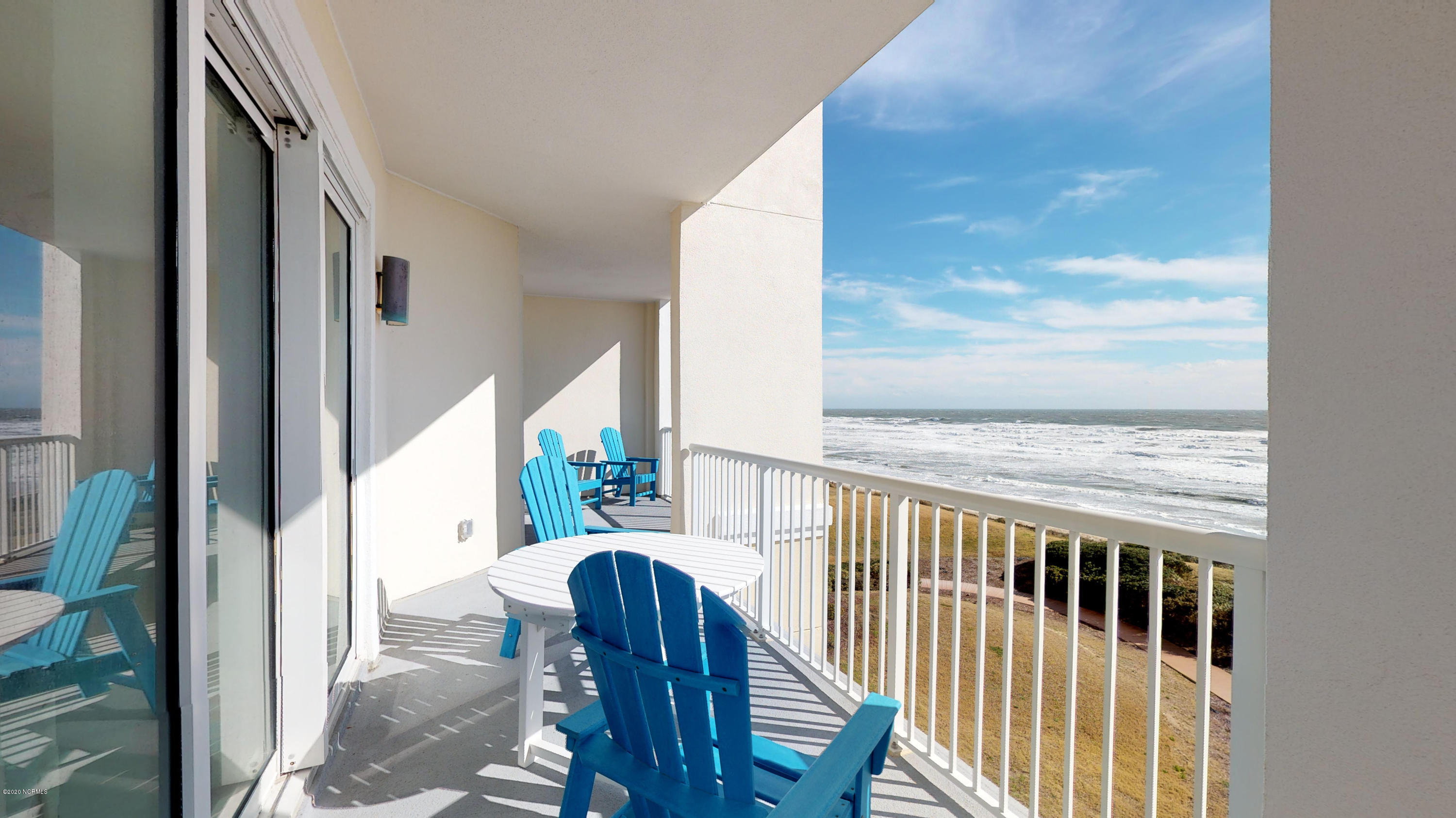 1435 Salter Path Road, Unit M3 Indian Beach, NC 28512 - Photo 10 of 40 Oceanfront Balcony