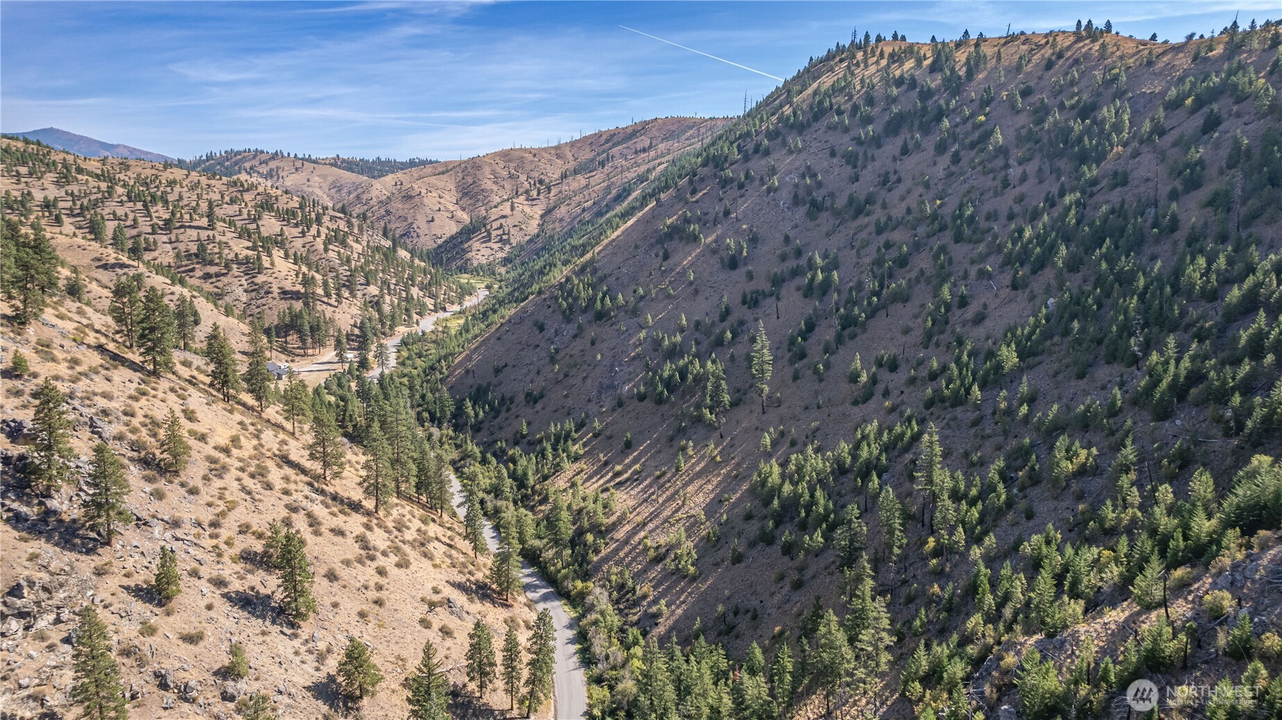 10558 Mud Creek Road Entiat, WA 98822 - Photo 11 of 23 a view of a dry yard with mountains and green space