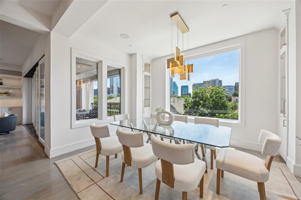 2210 Boll Street Dallas, TX 75204 - Photo 20 of 30 a view of a dining room with furniture window and outside view