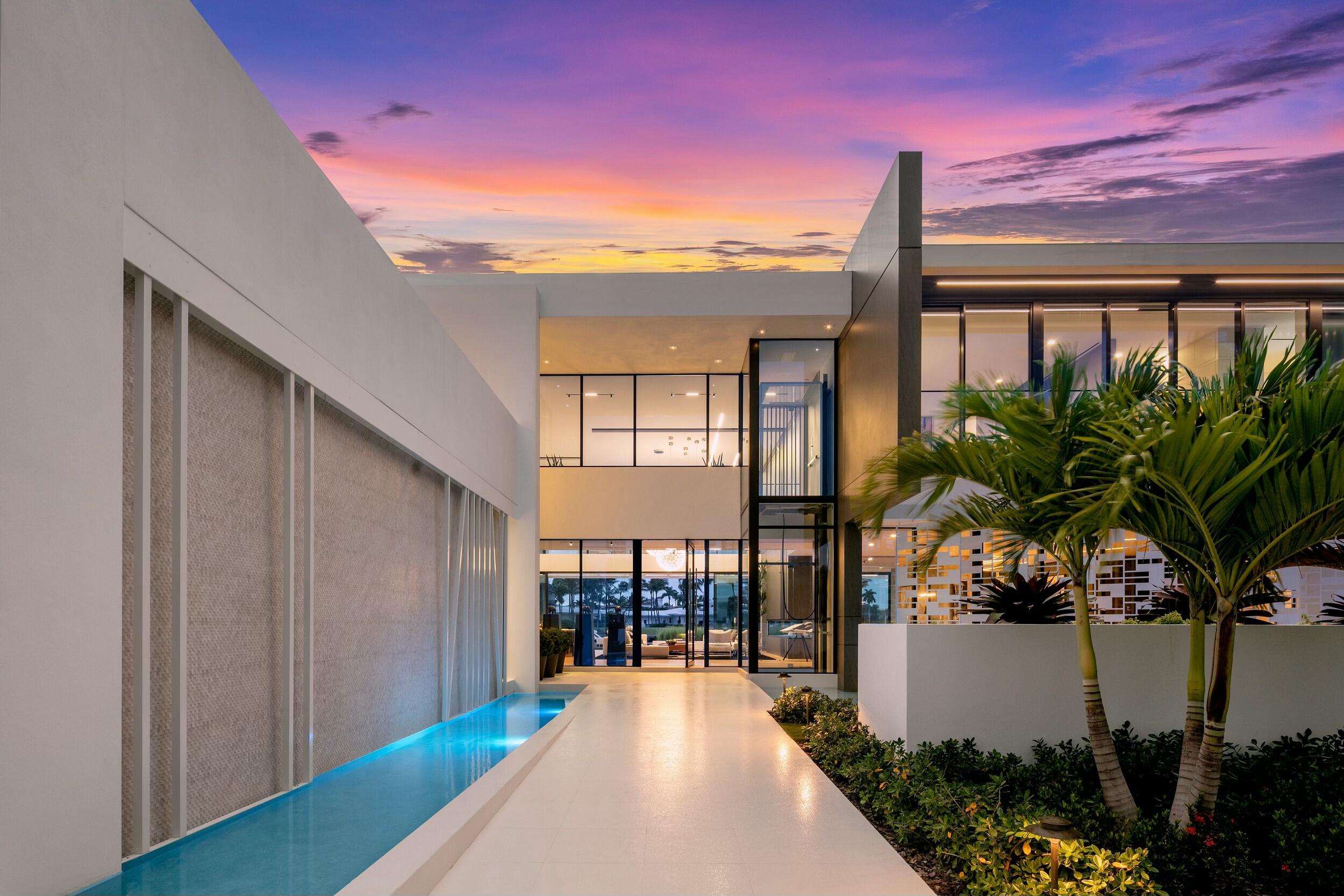 2633 Spanish River Road Boca Raton, FL 33432 - Photo 2 of 66 Twilight entry