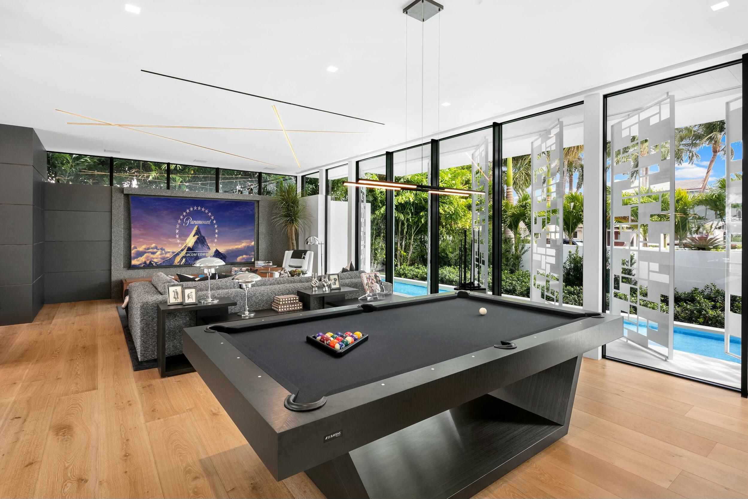 2633 Spanish River Road Boca Raton, FL 33432 - Photo 25 of 66 Pool table and lounge