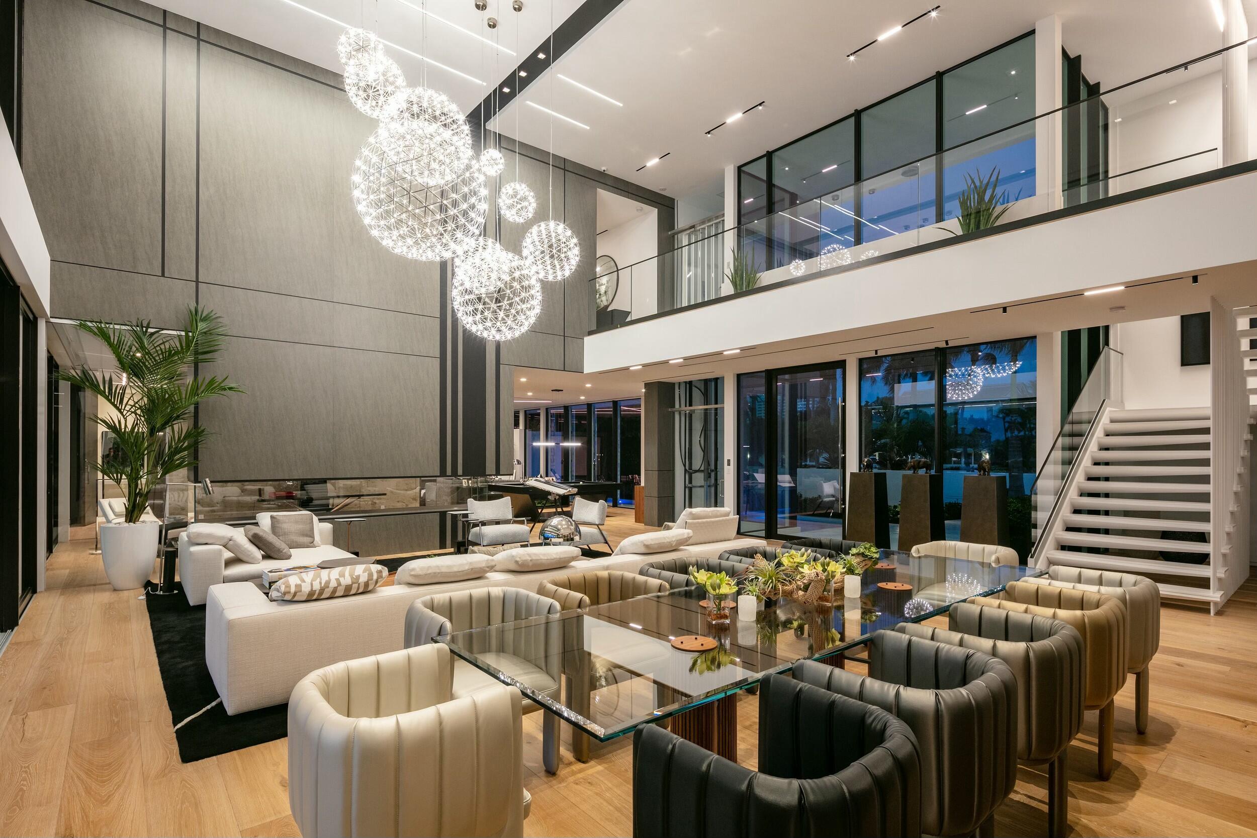 2633 Spanish River Road Boca Raton, FL 33432 - Photo 5 of 66 Twilight dining and living area