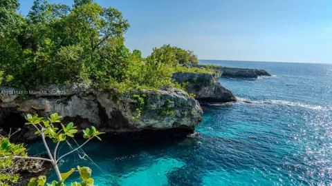 an outdoor space with seating area