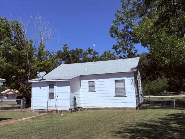 a aerial view of a house