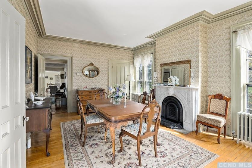 46 Broad Street Kinderhook, NY 12106 - Photo 11 of 44 a living room with furniture and a fireplace