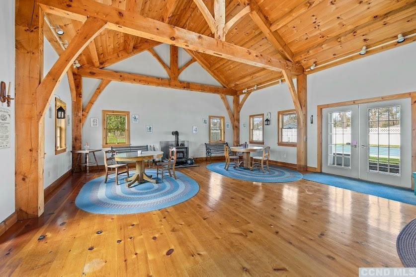 46 Broad Street Kinderhook, NY 12106 - Photo 40 of 44 a view of a dining room with wooden floor and furniture