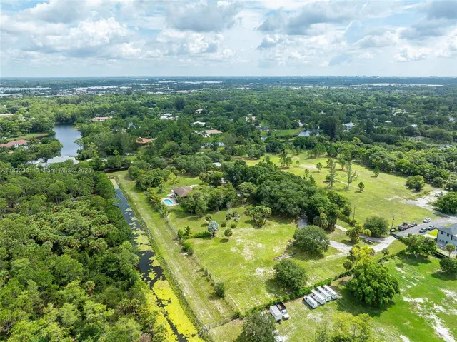 a view of a green field