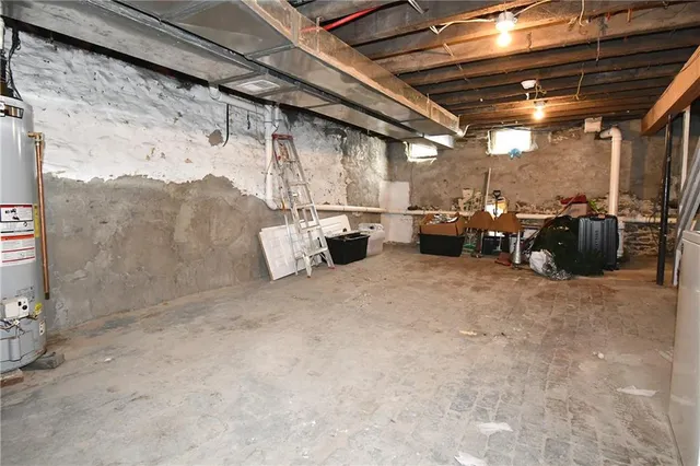 a view of storage and utility room