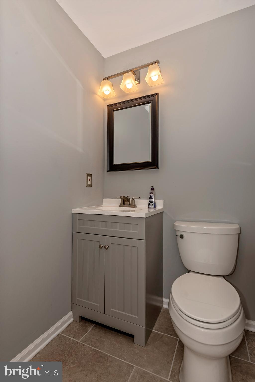 6803 Plantation Road Frederick, MD 21701 - Photo 18 of 38 Powder Room w/ New Vanity, Exhaust Fan & Toilet