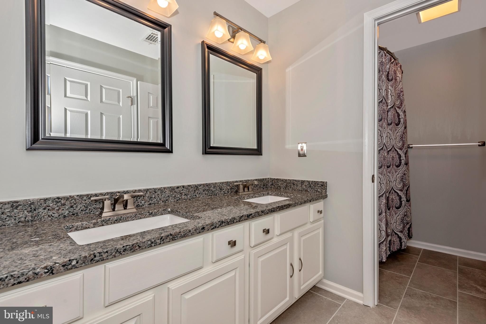6803 Plantation Road Frederick, MD 21701 - Photo 22 of 38 Master Bath w/ Granite Counters & New Toilet