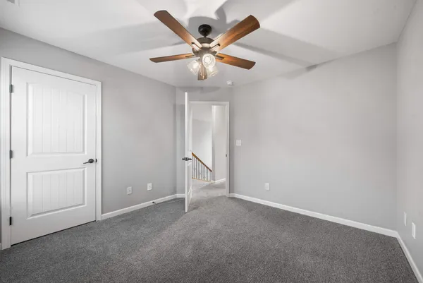 a view of city from a balcony