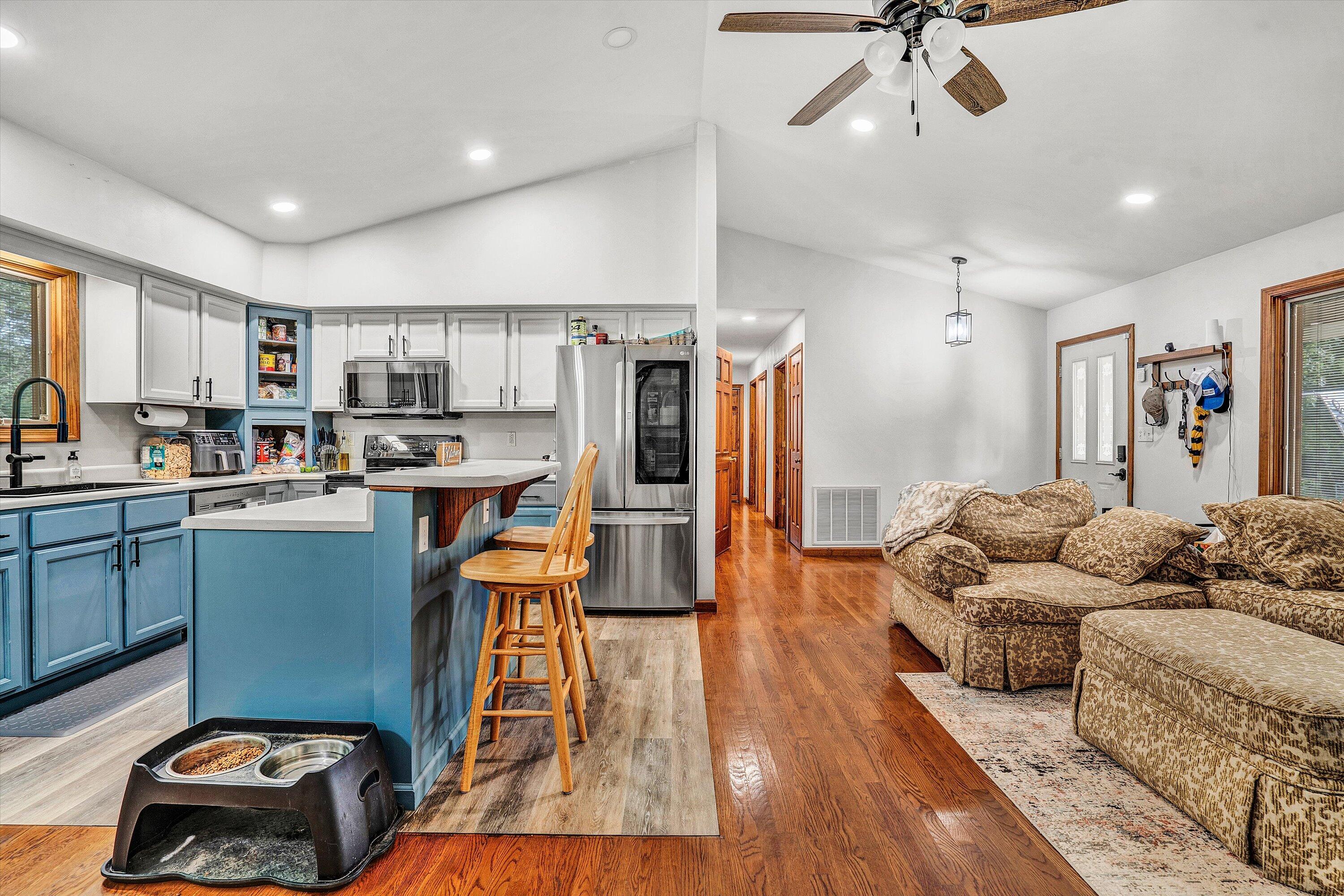 489 Monty Road Boones Mill, VA 24065 - Photo 11 of 55 Kitchen and Living Room