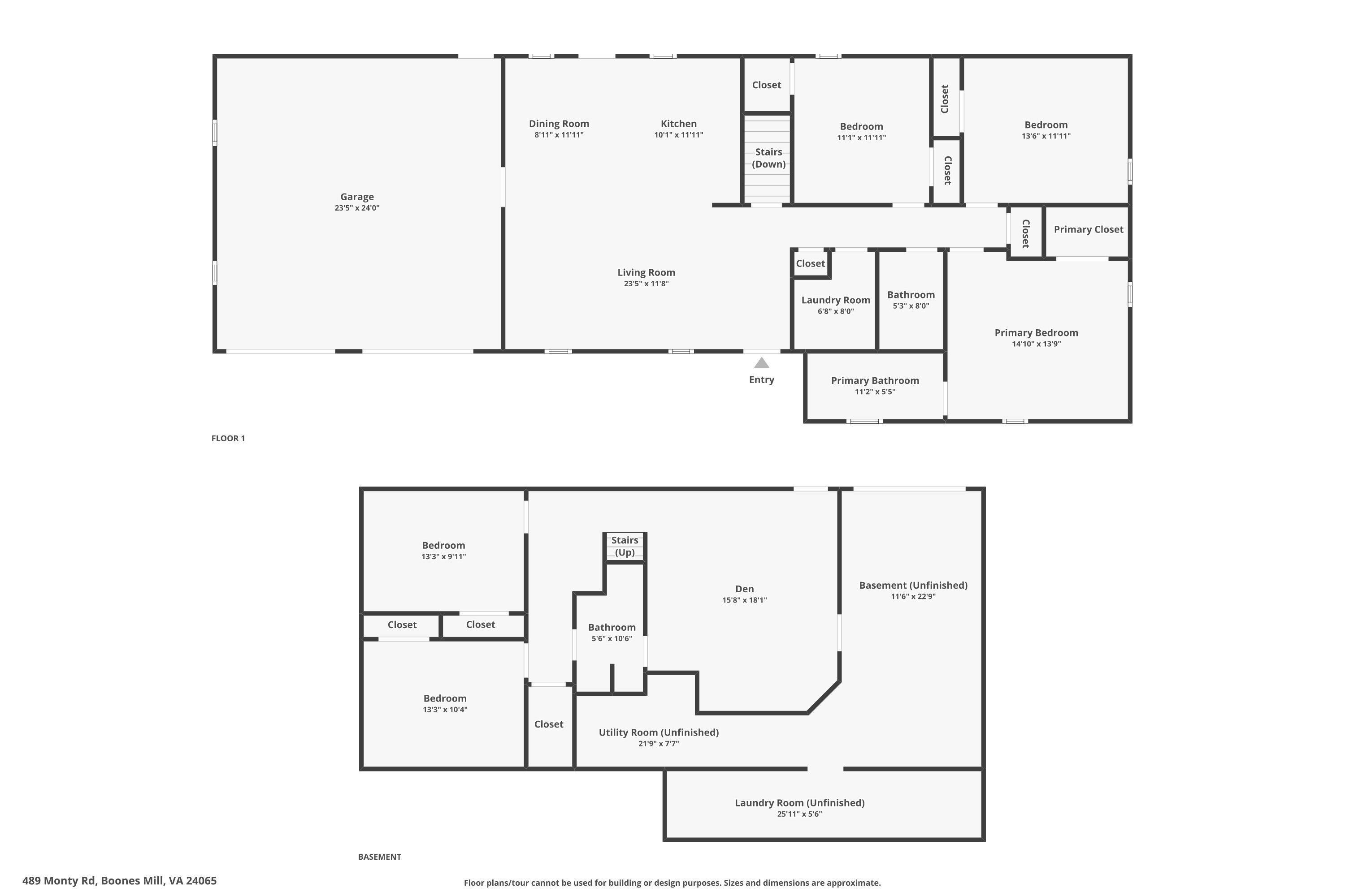 489 Monty Road Boones Mill, VA 24065 - Photo 53 of 55 Floor Plan