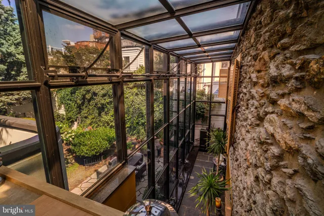 an aerial view of multiple houses