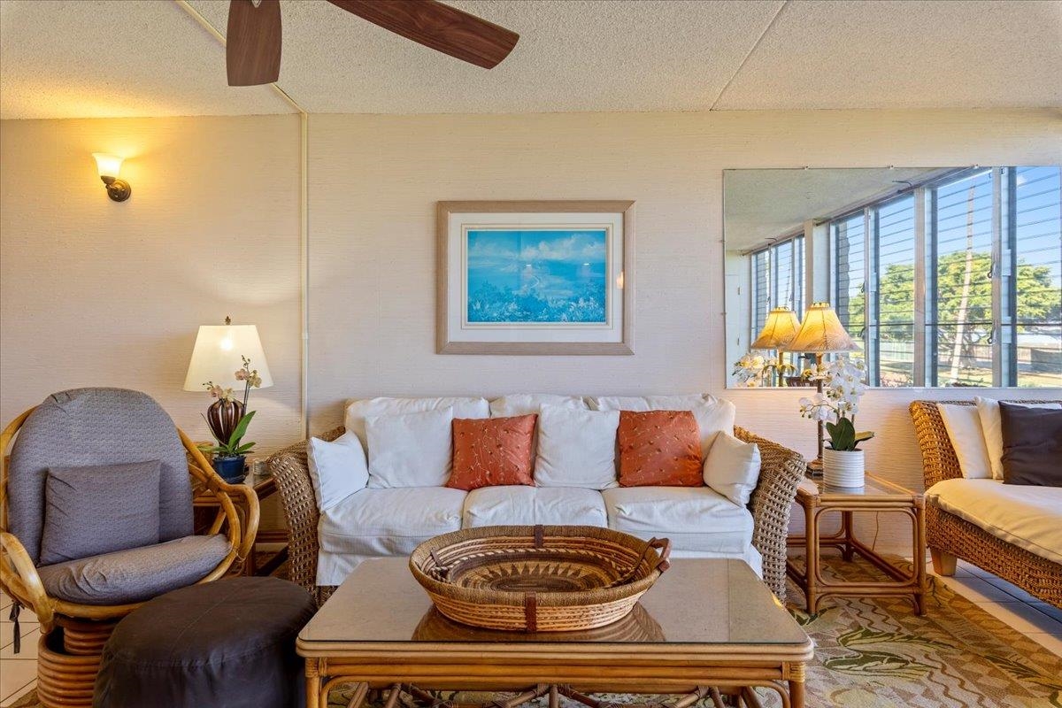 1002 South Kihei Road, Unit 212 Kihei, HI 96753 - Photo 14 of 50 a living room with furniture and a window