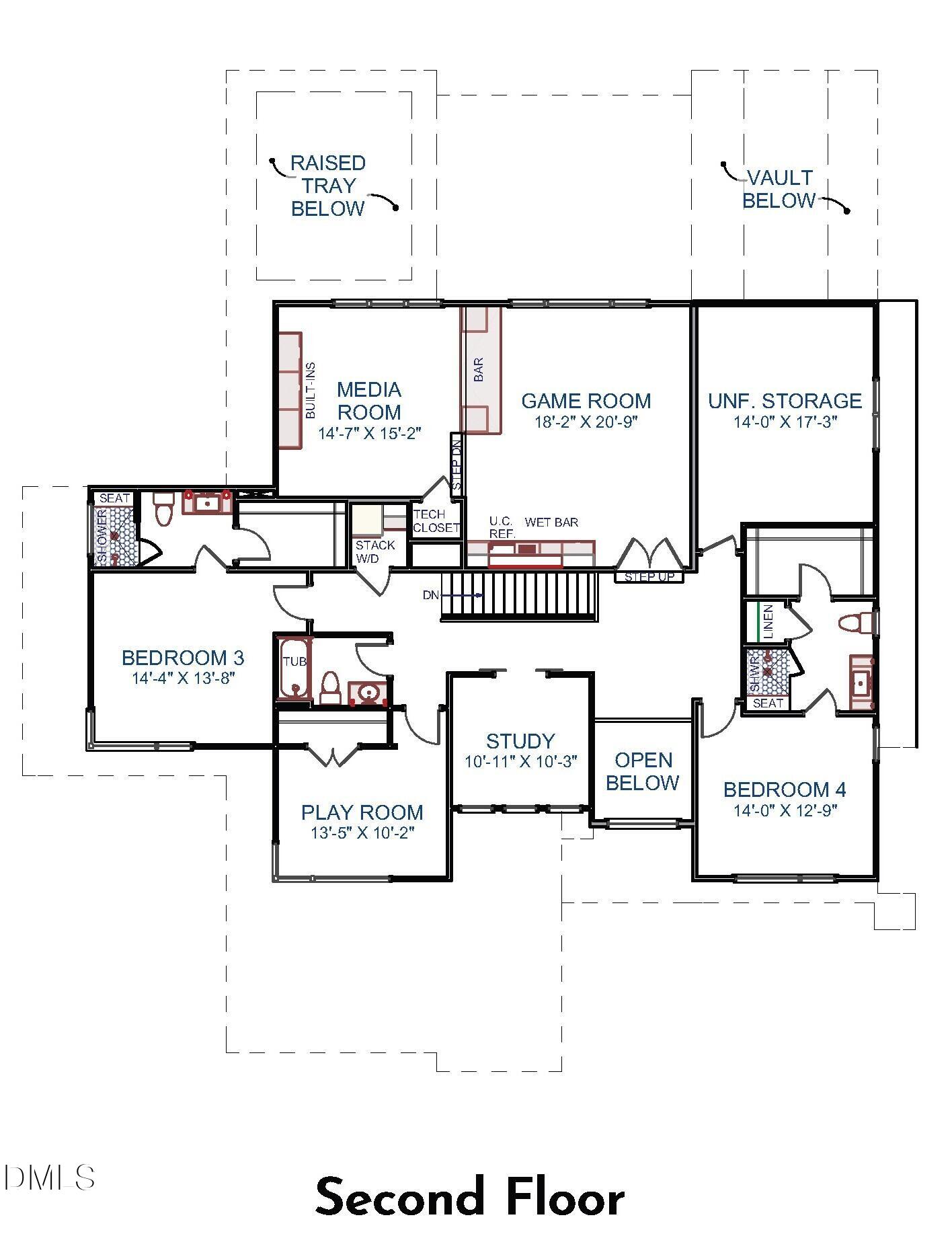 4119 Rockingham Drive Raleigh, NC 27609 - Photo 20 of 20 2nd Floor