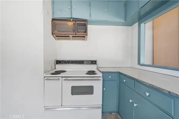 a utility room with a window