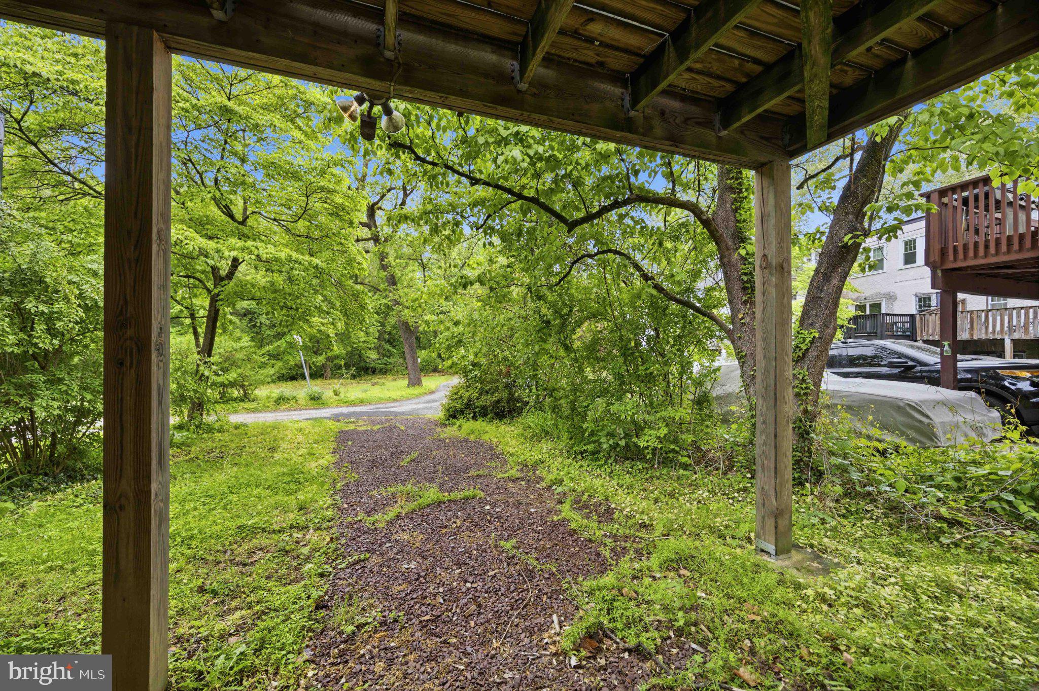 378 Church Road Elkins Park, PA 19027 - Photo 29 of 29 Serene pathway through lush greenery.