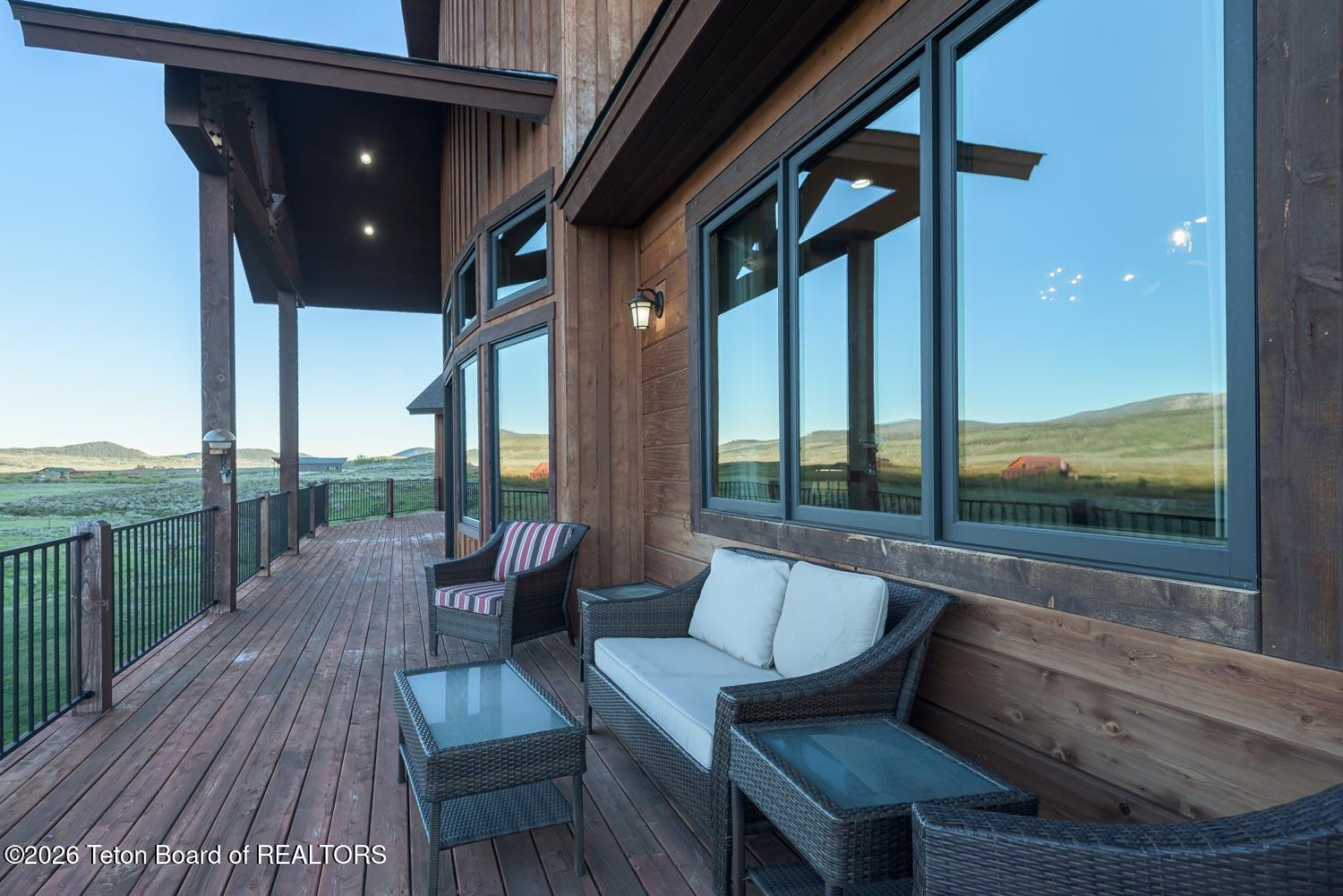 29 White Point Road Cora, WY 82925 - Photo 6 of 102 Deck on east side of home