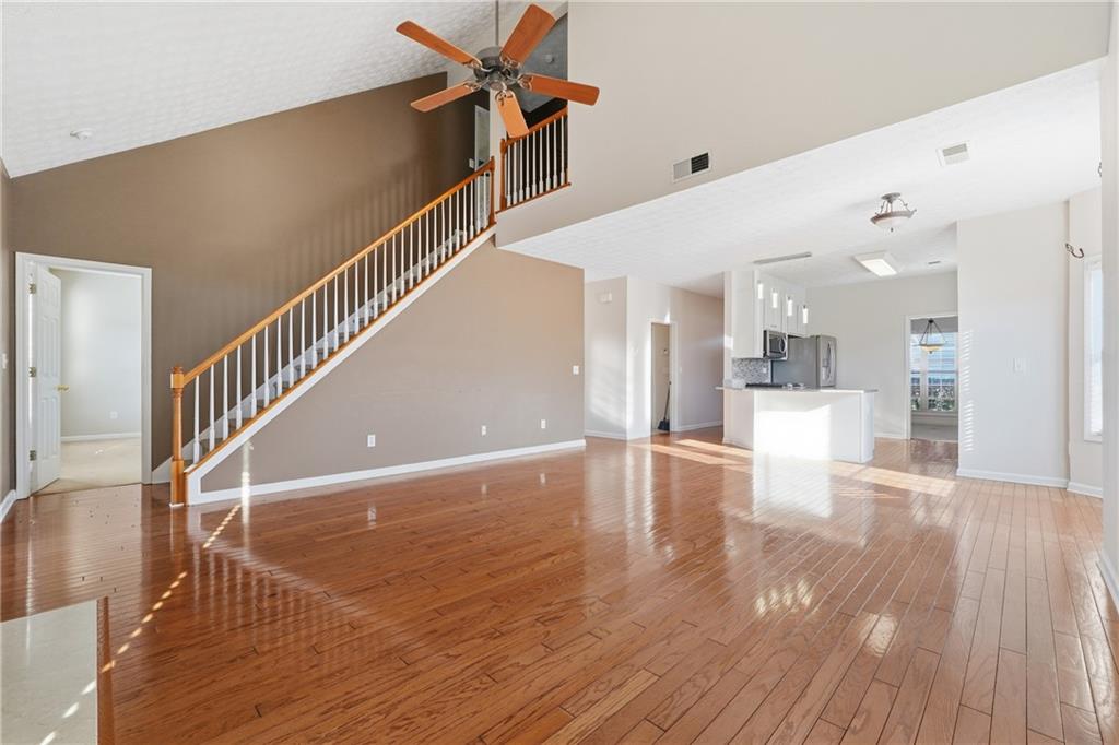 1402 Edgeley Way Lawrenceville, GA 30044 - Photo 7 of 23 a view of an entryway with wooden floor
