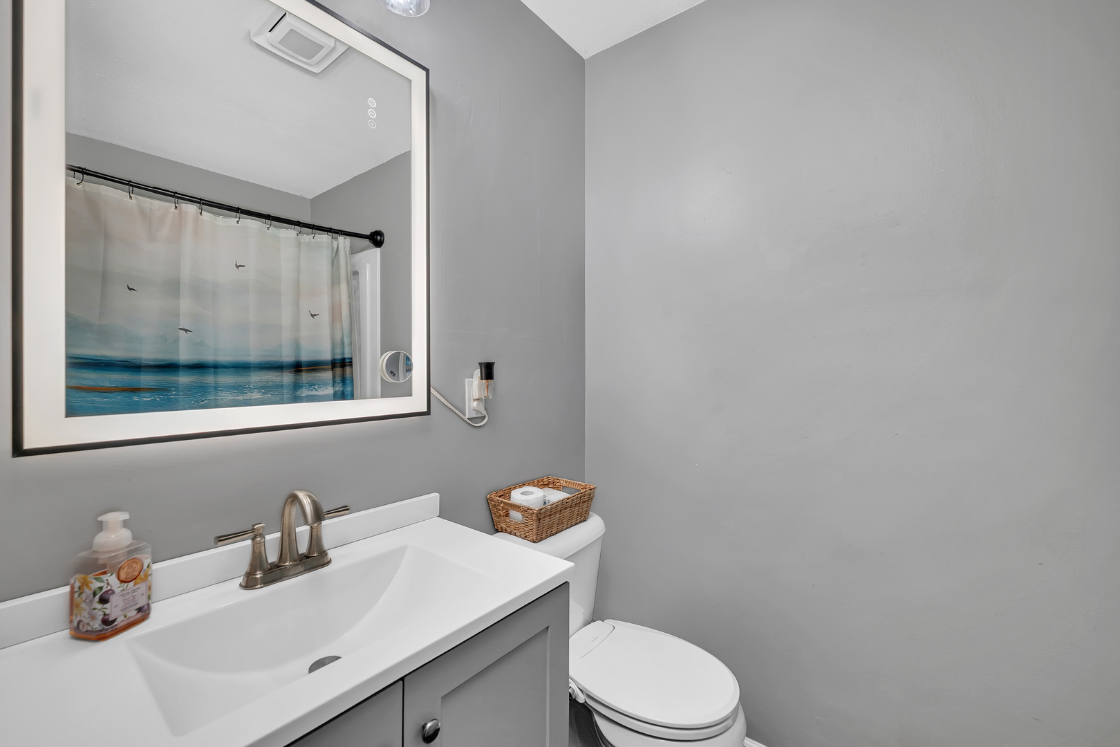 338 Orchard Lane Braidwood, IL 60408 - Photo 17 of 25 a bathroom with a sink vanity mirror and toilet