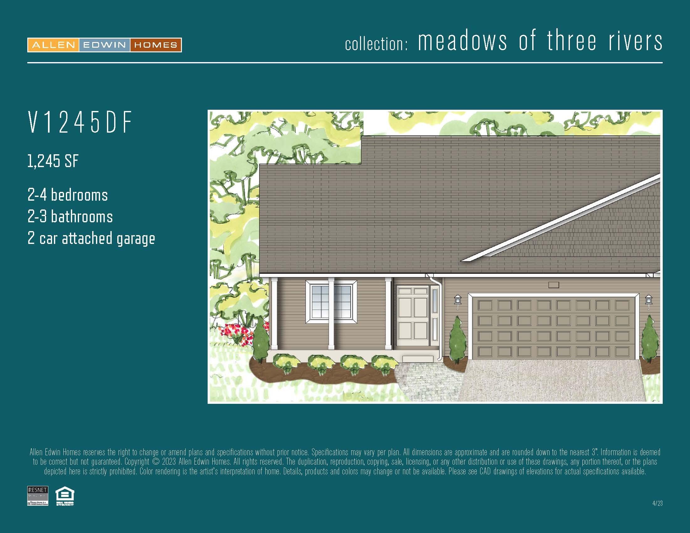 503 Bush Boulevard Three Rivers, MI 49093 - Photo 1 of 6 V1245DF_Meadows of Three Rivers