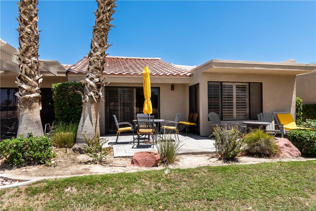 40657 Preston Trail Palm Desert, CA 92211 - Photo 38 of 46 a front view of a house with patio